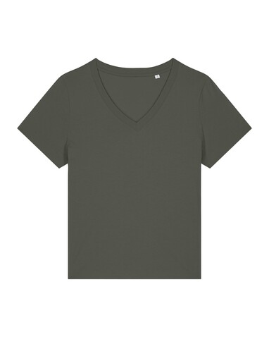 Stella Isla - Das Damen-T-Shirt mit V-Ausschnitt - Khaki - XL bedrucken, Art.-Nr. STTW176C2231X Stella Isla - Das Damen-T-Shirt mit V-Ausschnitt - Khaki - XL bedrucken, Art.-Nr. STTW176C2231X