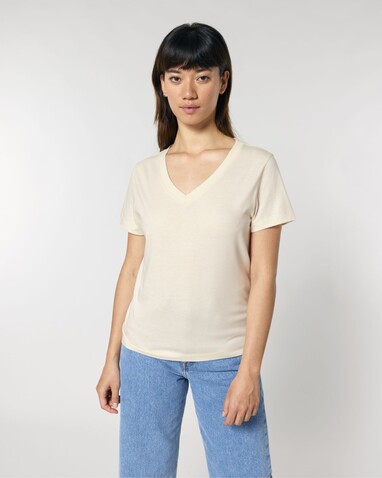 Stella Isla - Das Damen-T-Shirt mit V-Ausschnitt - Natural Raw - XL bedrucken, Art.-Nr. STTW176C0541X Stella Isla - Das Damen-T-Shirt mit V-Ausschnitt - Natural Raw - XL bedrucken, Art.-Nr. STTW176C0541X