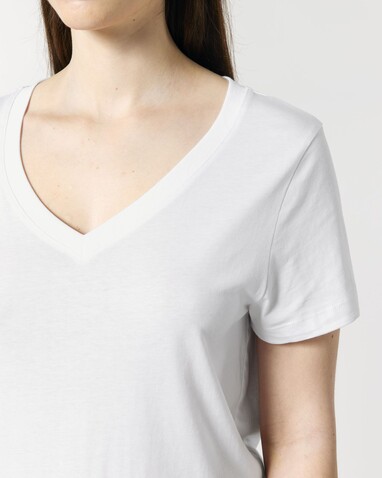 Stella Isla - Das Damen-T-Shirt mit V-Ausschnitt - White - L bedrucken, Art.-Nr. STTW176C0011L