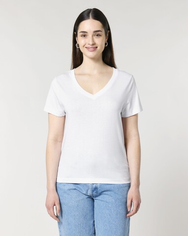 Stella Isla - Das Damen-T-Shirt mit V-Ausschnitt - White - XL bedrucken, Art.-Nr. STTW176C0011X Stella Isla - Das Damen-T-Shirt mit V-Ausschnitt - White - XL bedrucken, Art.-Nr. STTW176C0011X