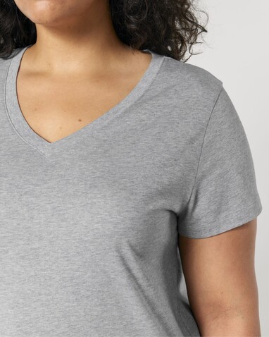 Stella Isla - Das Damen-T-Shirt mit V-Ausschnitt - Heather Grey - XL bedrucken, Art.-Nr. STTW176C2501X Stella Isla - Das Damen-T-Shirt mit V-Ausschnitt - Heather Grey - XL bedrucken, Art.-Nr. STTW176C2501X