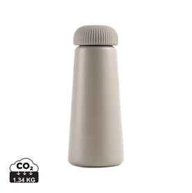 VINGA Erie 450ml Vakuumflasche aus RCS recyceltem Stahl grau bedrucken, Art.-Nr. V430019