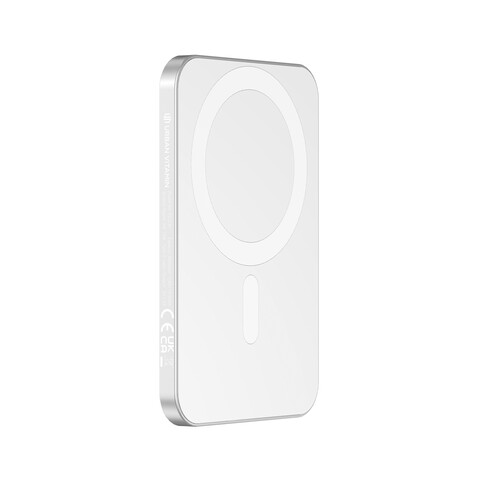 Urban Vitamin Burbank 3000mAh Powerbank aus RCS Plastik/Alu silber bedrucken, Art.-Nr. P322.812