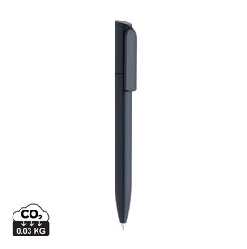 Pocketpal Mini-Pen aus GRS recyceltem ABS navy blau bedrucken, Art.-Nr. P611.199