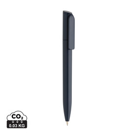 Pocketpal Mini-Pen aus GRS recyceltem ABS navy blau bedrucken, Art.-Nr. P611.199