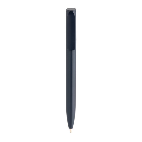 Pocketpal Mini-Pen aus GRS recyceltem ABS navy blau bedrucken, Art.-Nr. P611.199