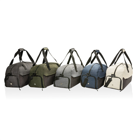 Kazu AWARE™ RPET Weekend-Duffel-Bag grün bedrucken, Art.-Nr. P707.207