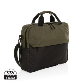 Kazu AWARE™ 15,6&amp;quot; RPET Laptop-Tasche grün bedrucken, Art.-Nr. P732.177