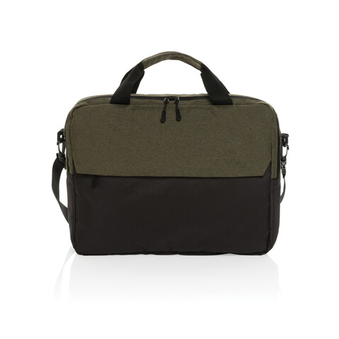 Kazu AWARE™ 15,6&quot; RPET Laptop-Tasche grün bedrucken, Art.-Nr. P732.177