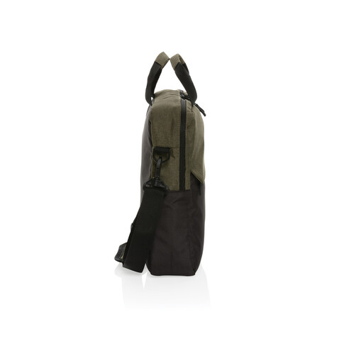 Kazu AWARE™ 15,6&quot; RPET Laptop-Tasche grün bedrucken, Art.-Nr. P732.177