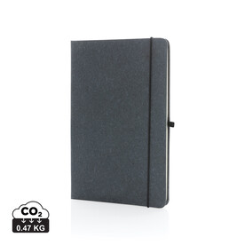 A5 Hardcover Notizbuch aus GRS recyceltem PU grau bedrucken, Art.-Nr. P774.202 A5 Hardcover Notizbuch aus GRS recyceltem PU grau bedrucken, Art.-Nr. P774.202