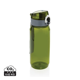 Yide RCS rPET verschließbare Wasserflasche 600ml grün bedrucken, Art.-Nr. P437.007