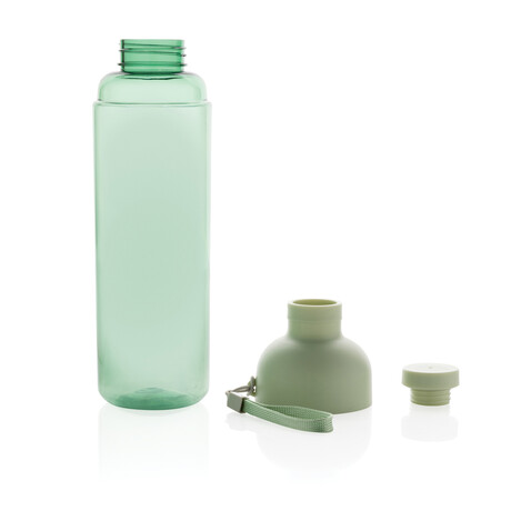 Impact auslaufsichere Wasserflasche aus RCS recyc. PET 600ml grün bedrucken, Art.-Nr. P437.017