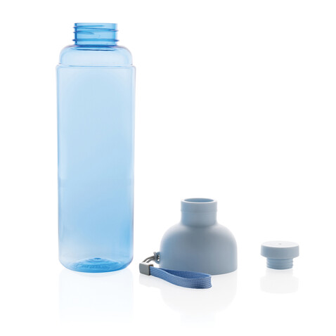 Impact auslaufsichere Wasserflasche aus RCS recyc. PET 600ml blau bedrucken, Art.-Nr. P437.015