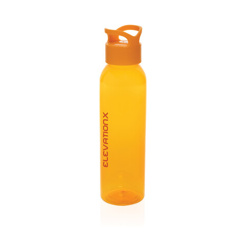 Oasis RCS recycelte PET Wasserflasche 650ml orange bedrucken, Art.-Nr. P437.038