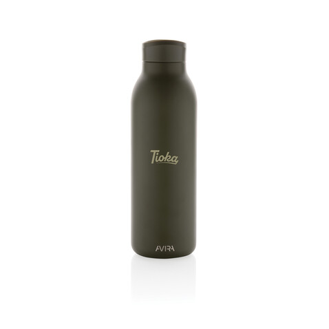 Avira Avior RCS recycelte Stainless-Steel Flasche 500ml grün bedrucken, Art.-Nr. P438.008