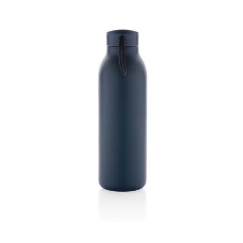 Avira Avior RCS recycelte Stainless-Steel Flasche 500ml navy blau bedrucken, Art.-Nr. P438.000