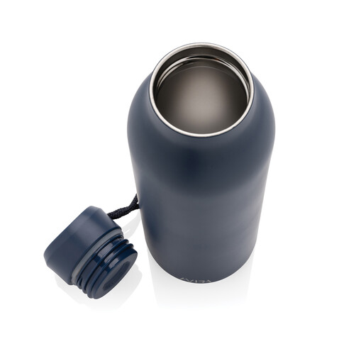Avira Avior RCS recycelte Stainless-Steel Flasche 500ml navy blau bedrucken, Art.-Nr. P438.000
