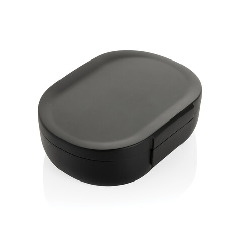 Avira Atlas Lunchbox aus RCS recyceltem PP 700ml schwarz bedrucken, Art.-Nr. P438.071