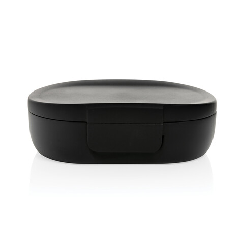 Avira Atlas Lunchbox aus RCS recyceltem PP 700ml schwarz bedrucken, Art.-Nr. P438.071