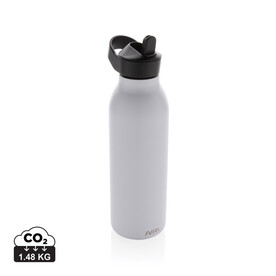 Avira Ara RCS Re-Steel Fliptop Wasserflasche 500ml weiß bedrucken, Art.-Nr. P438.083