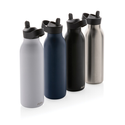 Avira Ara RCS Re-Steel Fliptop Wasserflasche 500ml weiß bedrucken, Art.-Nr. P438.083