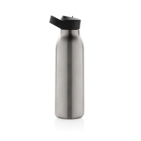 Avira Ara RCS Re-Steel Fliptop Wasserflasche 500ml silber bedrucken, Art.-Nr. P438.082