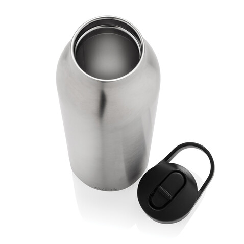 Avira Ara RCS Re-Steel Fliptop Wasserflasche 500ml silber bedrucken, Art.-Nr. P438.082