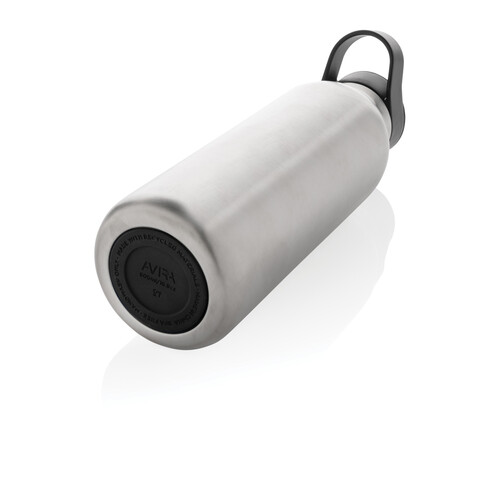 Avira Ara RCS Re-Steel Fliptop Wasserflasche 500ml silber bedrucken, Art.-Nr. P438.082