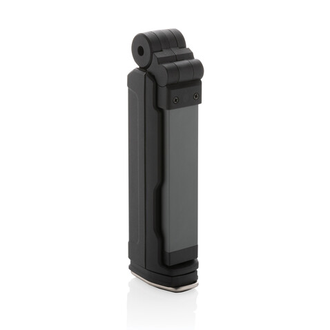 Gear X wiederaufladbare USB Arbeitsleuchte aus RCS rec. ABS schwarz bedrucken, Art.-Nr. P513.142