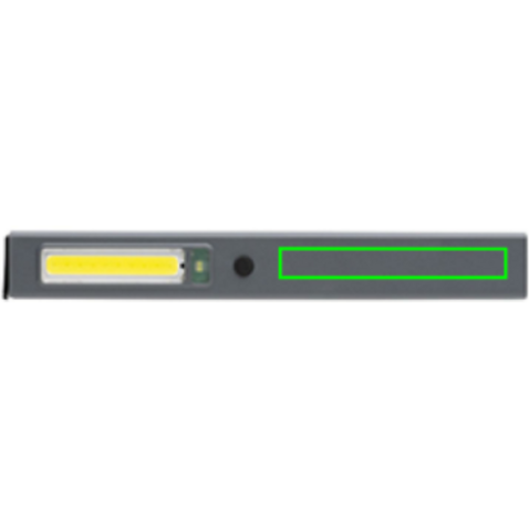 Gear X USB aufladbare Inspektionsleuchte aus RCS Kunststoff grau bedrucken, Art.-Nr. P513.182