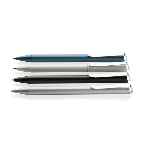 Xavi Stift aus RCS zertifiziert recyceltem Aluminum Königsblau bedrucken, Art.-Nr. P611.225