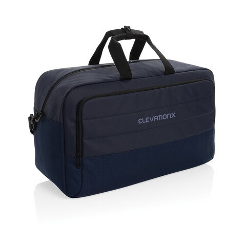 Armond AWARE™ RPET Weekend-Duffel navy blau bedrucken, Art.-Nr. P707.245