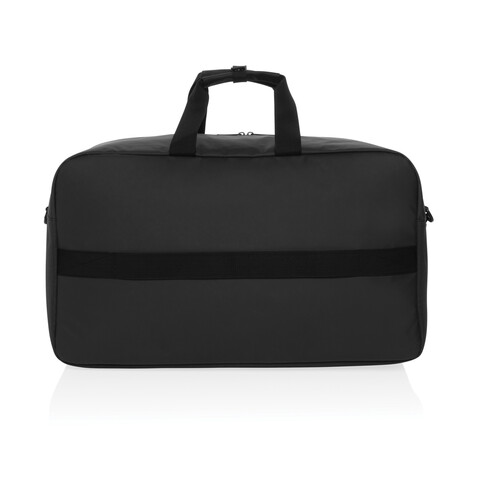 Armond AWARE™ RPET Weekend-Duffel schwarz bedrucken, Art.-Nr. P707.241 Armond AWARE™ RPET Weekend-Duffel schwarz bedrucken, Art.-Nr. P707.241