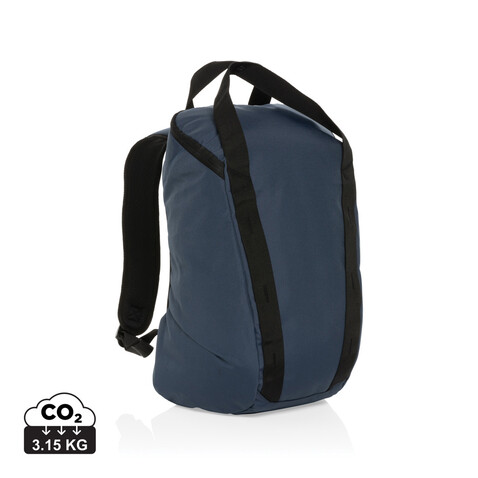 Sienna AWARE™ RPET 14&quot; Everyday Laptop-Rucksack navy blau bedrucken, Art.-Nr. P763.219