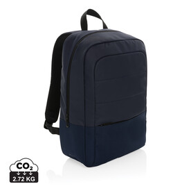 Armond AWARE™ RPET 15.6&amp;quot; Basic Laptop-Rucksack navy blau bedrucken, Art.-Nr. P763.305