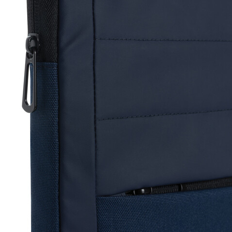 Armond AWARE™ RPET 15.6&quot; Laptop-Sleeve navy blau bedrucken, Art.-Nr. P788.155