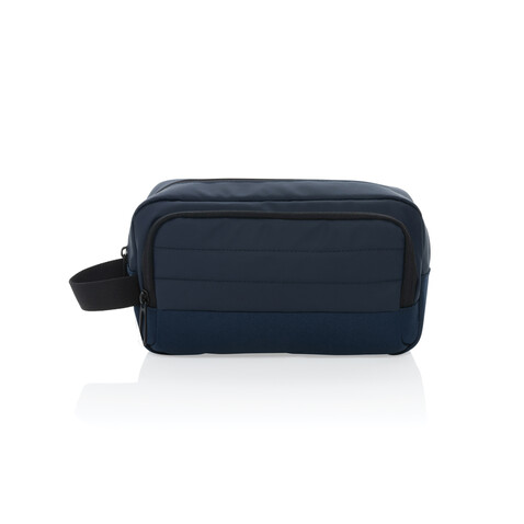 Armond AWARE™ RPET Kosmetiktasche navy blau bedrucken, Art.-Nr. P820.865