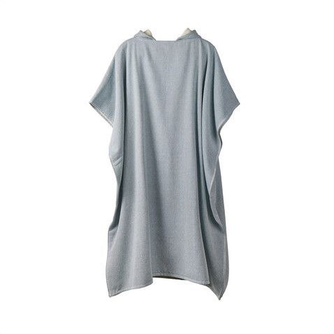 VINGA Tolo Hamam Frottee Strandponcho navy blau, off white bedrucken, Art.-Nr. V417205