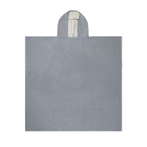 VINGA Tolo Hamam Frottee Strandponcho navy blau, off white bedrucken, Art.-Nr. V417205