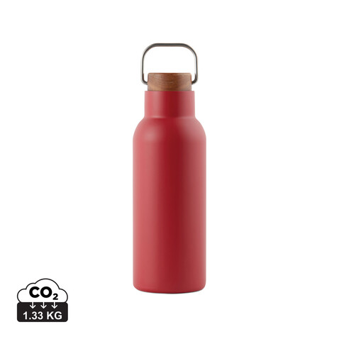 VINGA Ciro RCS recycelte Vakuumflasche 580ml rot bedrucken, Art.-Nr. V430024 VINGA Ciro RCS recycelte Vakuumflasche 580ml rot bedrucken, Art.-Nr. V430024