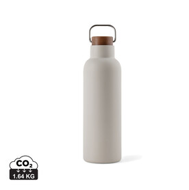 VINGA Ciro RCS recycelte Vakuumflasche 800ml grau bedrucken, Art.-Nr. V430039