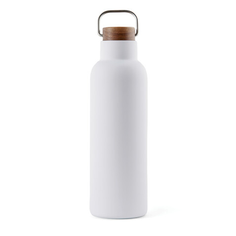 VINGA Ciro RCS recycelte Vakuumflasche 800ml weiß bedrucken, Art.-Nr. V430033