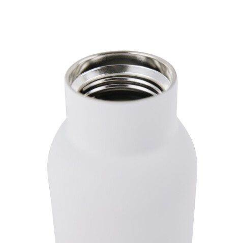 VINGA Ciro RCS recycelte Vakuumflasche 800ml weiß bedrucken, Art.-Nr. V430033