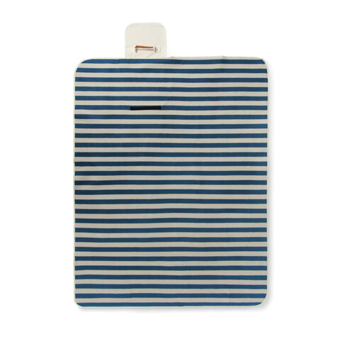 VINGA Alba GRS rPET Picknickdecke navy blau bedrucken, Art.-Nr. V4590015