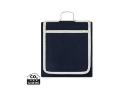 VINGA Volonne AWARE™ Picknickdecke aus recyceltem Canvas blau, off white bedrucken, Art.-Nr. V459115