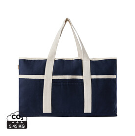 VINGA Volonne AWARE™ Strandtasche aus recyceltem Canvas blau, off white bedrucken, Art.-Nr. V762035 VINGA Volonne AWARE™ Strandtasche aus recyceltem Canvas blau, off white bedrucken, Art.-Nr. V762035