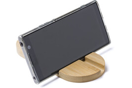 Handy- und Tablet-Halter aus Bambus Eamon bedrucken, Art.-Nr. 1014862
