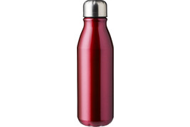 Recycelte Aluminiumflasche (550 ml) Adalyn – Rot bedrucken, Art.-Nr. 008999999_1014888