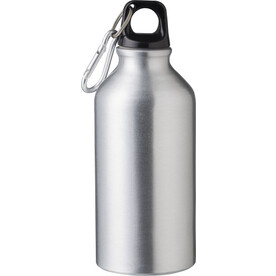 Recycelte Aluminiumflasche (400 ml) Myles – Silber bedrucken, Art.-Nr. 032999999_1015120